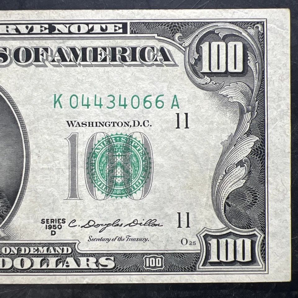 1950 ONE HUNDRED DOLLAR BILL FEDERAL RESERVE NOTE - Image 4 of 4