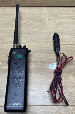 Maxon HCB-10C 40 Channel CB Transceiver Radio w/ Car Power Cord Parts Repair
