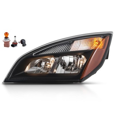 LH Halogen Headlight Replacement for 2018-2024 Freightliner Cascadia w Bulbs