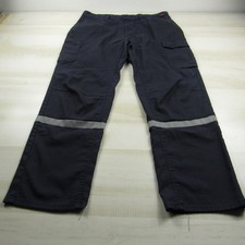 Bulwark Pants Mens 38x32  36x30 Blue Cargo FR Flame Resistant Reflective IQ A1