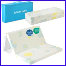 Pack and Play Mattress 38"x26"x1.5",Trifold Portable Pack n Play Mattresses w...