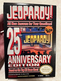 Nintendo NES 25th Anniversary Edition Jeopardy NICE WORKS w/ Box Poster Inserts