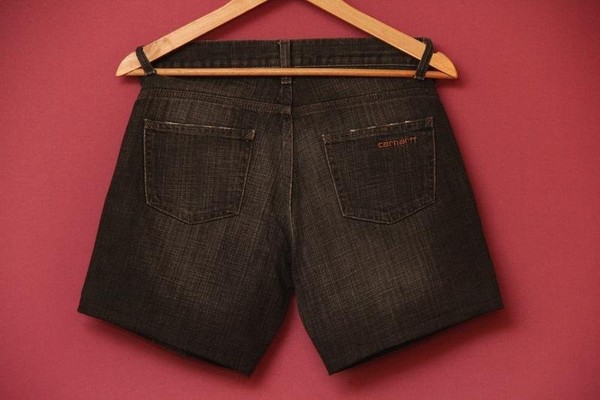 Men Carhartt WIP Shorts Grey Denim 30