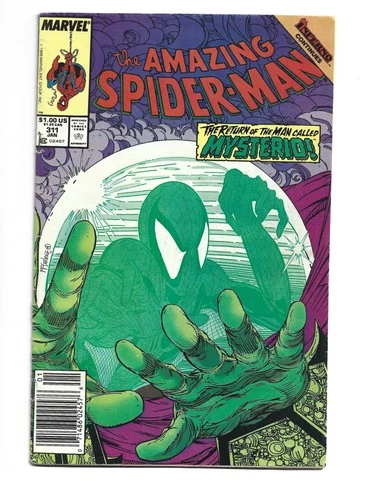 Amazing Spider-man #311, VG 4.0; Newsstand: Mysterio: McFarlane Art