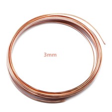 1-10M Bare Copper Wire Pure Copper Wire T2 Copper Coil Conductive Copper Wire,