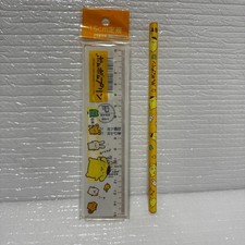 Heisei Retro Pompompurin Ruler 4B Pencil Sanrio 1999 339666