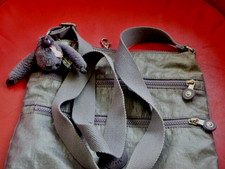 MAUVE PURPLE ALVOR KIPLING SHOULDER BAG CROSS BODY BREAST CANCER MONKEY HOPE 104