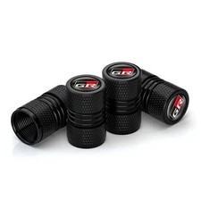 4Pcs Car Wheel Tire Valve Caps Air Stem For Toyota GR Sport Gazoo Racing Yaris 8
