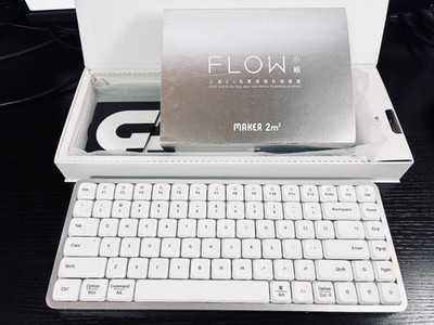 LOFREE Flow 84 White US 75% Layout Full POM Linear Wireless Tested