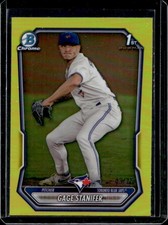 2026 Bowman Gage Stanifer Chrome Yellow Refractor 1st Prospect #/75 Blue Jays