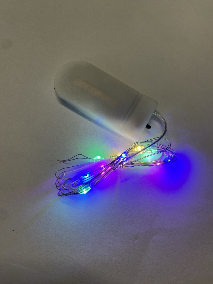 Doll House 20 Coloured LED Christmas Lights Child Safe Battery