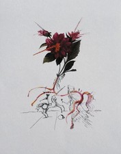 Salvador DALI: Il Dahlia, LITOGRAFIA, 800ex, 1979