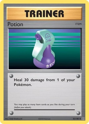 TCG - Potion 83/108 Uncommon XY - Evolutions