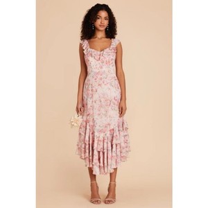 Pink Floral Bridesmaid Dress | eBay
