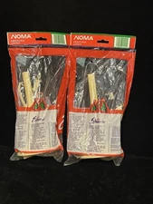 2  Vintage NOMA 9" Plastic Drip Candolier Christmas Candle Sticks Light 1500C