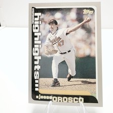 2000 Topps Season Highlights Jesse Orosco Card #460 Baltimore Orioles Baseball