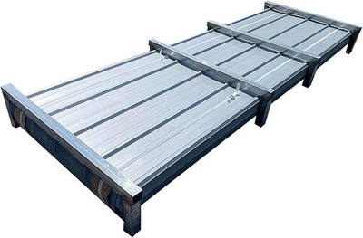 10 FT Galvalume Corrugated Steel Panel 50 PCS, 35.43in Coverage Roofing Sheet