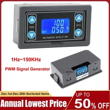 1Hz-150KHz PWM Pulse Frequency Duty Cycle Adjustable Module LCD Signal Generator