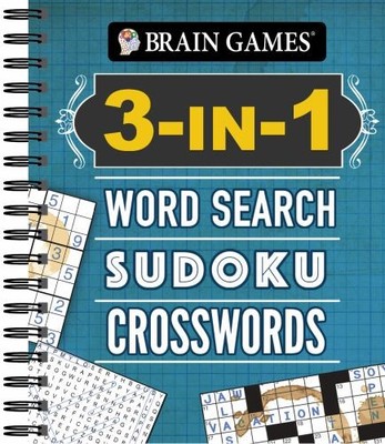 Brain Games - 3-In-1: Word Search, Sudo..., Brain Games
