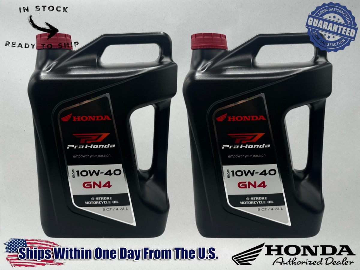 Honda Genuine OEM Standard GN4 10W-40 5 Quart Jugs 08232-M99-L8JA1