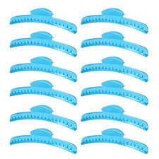 12PCS Metal Finger Wave Hair Clips Aluminum Styling Clips Vintage Hairstyle