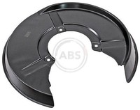 A.B.S. Spritzblech, Bremsscheibe Hinterachse, Links FüR Audi