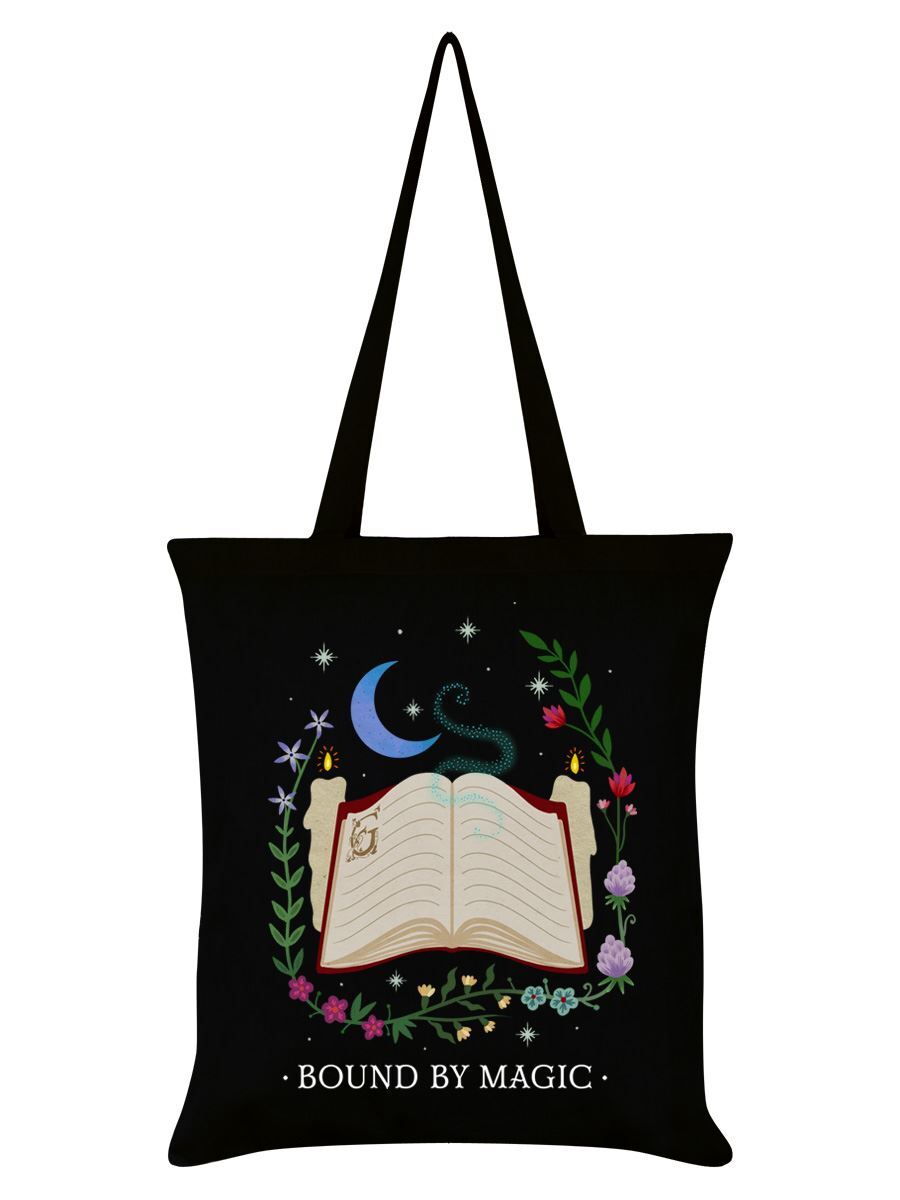 Tote Bag Bound By Magic Black 38x42cm