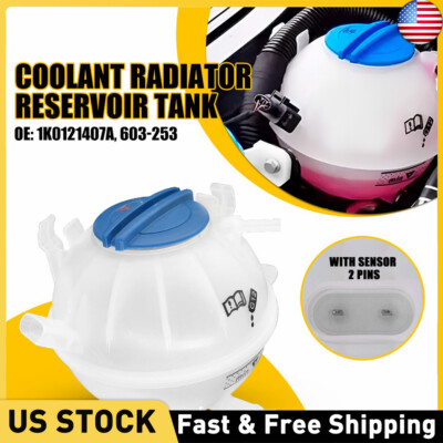 Engine Radiator Coolant Tank Bottle For GOLF MK6 GTI JETTA MK5 TIGUAN 1K0121407A