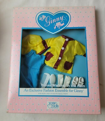 Ginny Doll Fashion Ensemble Walking In The Rain 71-0100E Vogue Dolls Clothes New