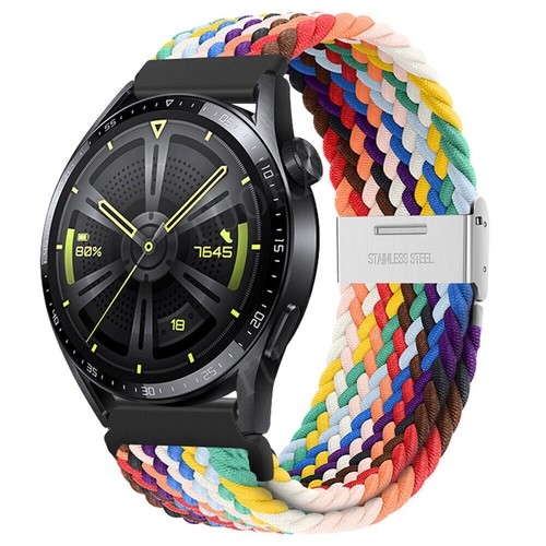 Pulsera trenzada de nailon para Huami Amazfit GTR 4 2 3 Pro GTS 4 Mini 3 2 2e Bip 5 S - Imagen 22 de 66