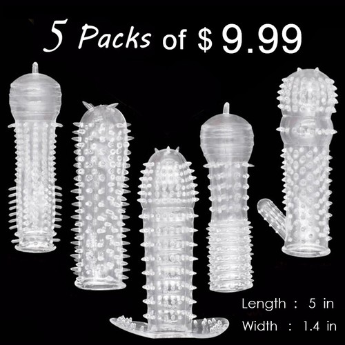 Cozy Feel Latex Condoms-Extender-Sleeve-thorns-Super Sensitive-Orgasm-Reusable - 第 1/41 張圖片