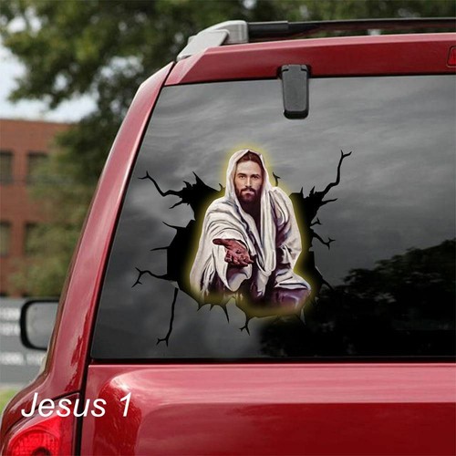GROSSES AUTO ABZIEHBILD - CHRISTLICHE RELIGION - 6 AUSWAHLMÖGLICHKEITEN - Bild 8 von 13
