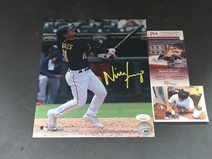 Nick Gonzales Pittsburgh Pirates Auto Signed 8x10 Photo JSA WITNESS COA