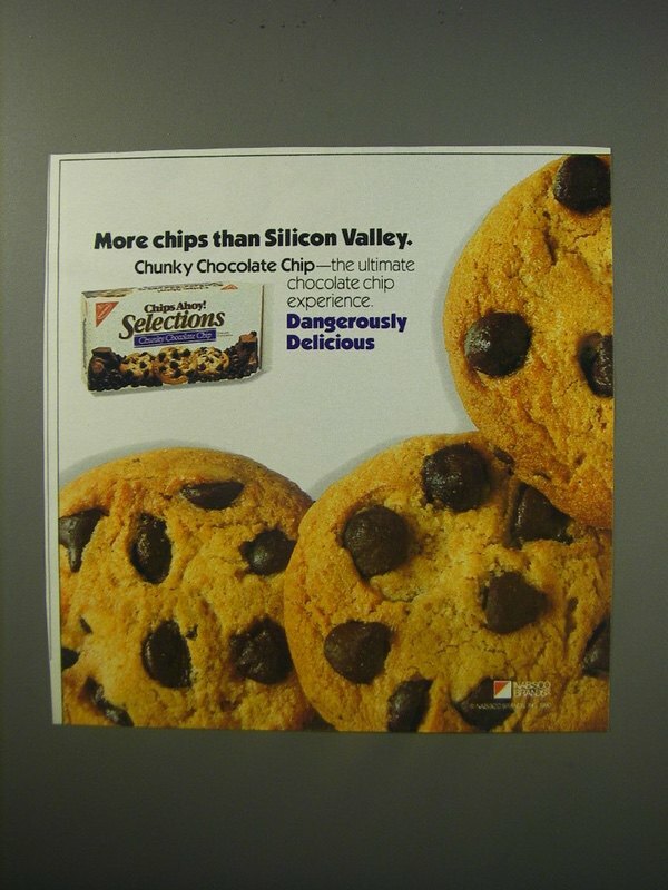 1990 Nabisco Chips Ahoy! Selections Chunky Chocolate Chip Cookies