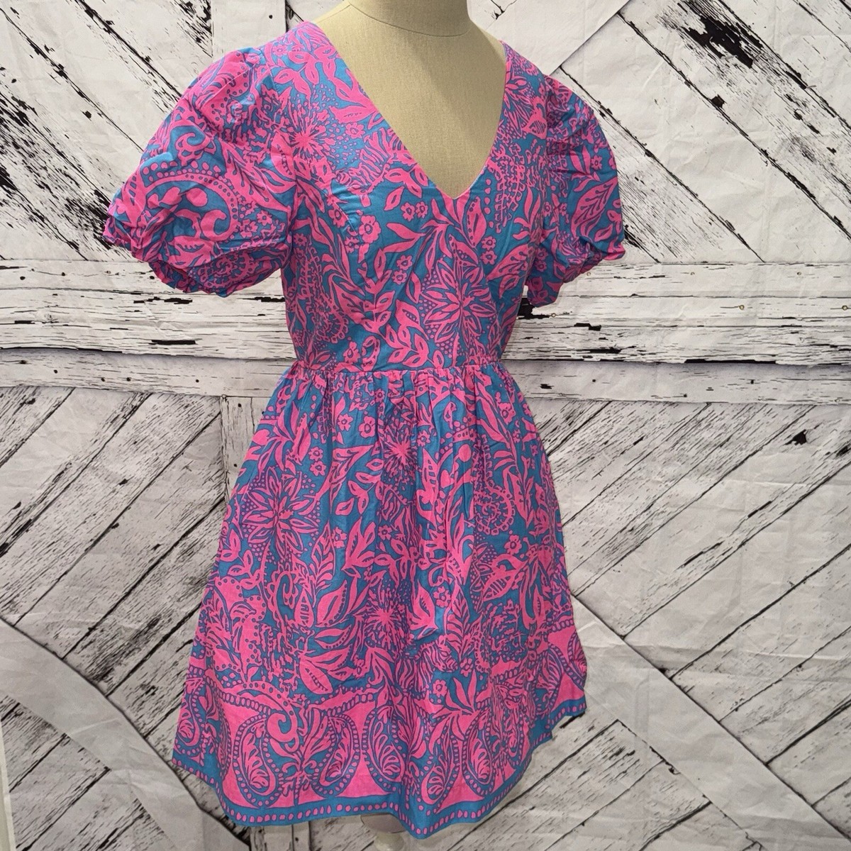 lilly pulitzer suzie short sleeve cotton dress Suzie cotton shortsleeve dress for sale