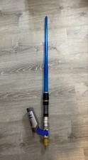 Star Wars Lightsaber 2015 Hasbro Toy Blue Tested Works Lights Sounds - Nice