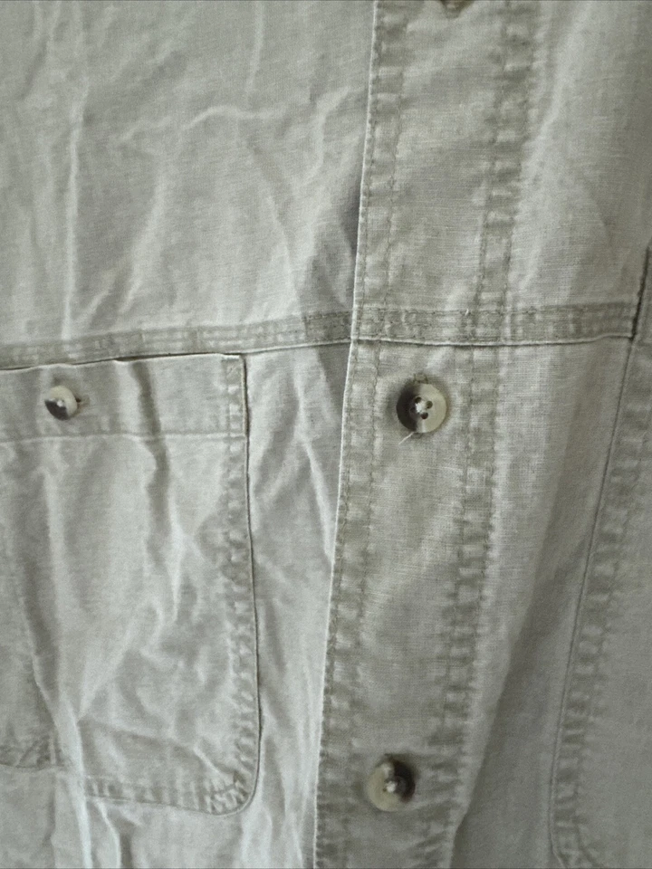 RedHead Shirt Mens XL Khaki Button Up Short Sleeve Cotton Hunting Fishing Shirt - Image 3 of 4