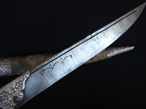 π₯ RARE Luxury 18.5" 19th c Silver Ottoman Bichaq Yatagan Museum Piece - Picture 20 of 23