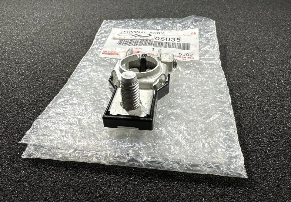 91-99 TOYOTA TERCEL CABLE BATERÍA EXTREMO POSITIVO ROJO TERMINAL CONECTOR OEM NUEVO Foto 2 de 4