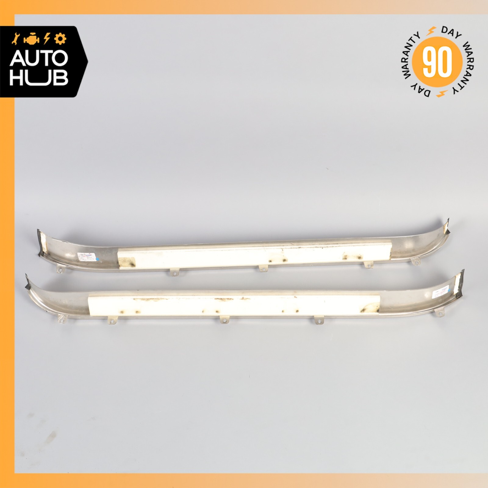 03-10 Bentley Continental GT Coupe Left & Right Side Outer Door Step Sills OEM