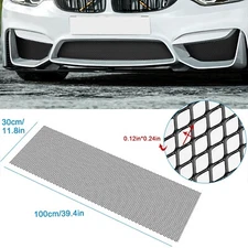 Aluminum Mesh Grille Insert - 40x13" Universal Fit for Car Bumper & Hood USA