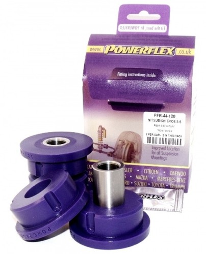 Bush de montaje delantero diferencial trasero Powerflex para Mitsubishi Lancer Evo 4 5 6 7 8 9 - Imagen 2 de 3