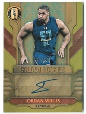 Jordan Willis 2017 Panini Gold Standard Golden Rookies Autograph #GR-JW /149 NFL