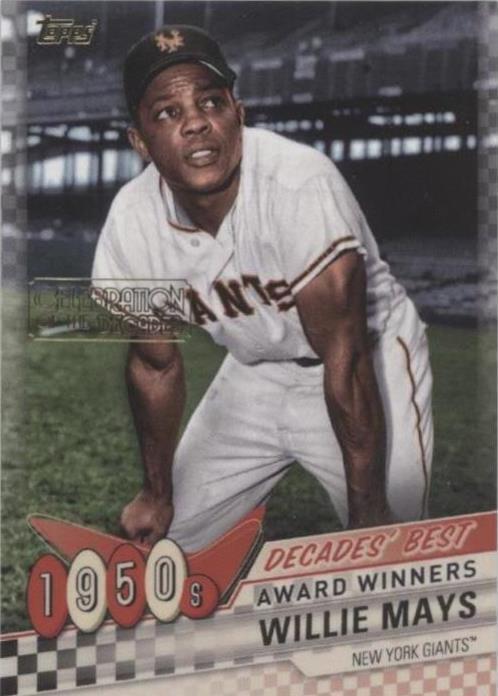 2020 Topps - Willie Mays #DB-WMR - 1 of 1