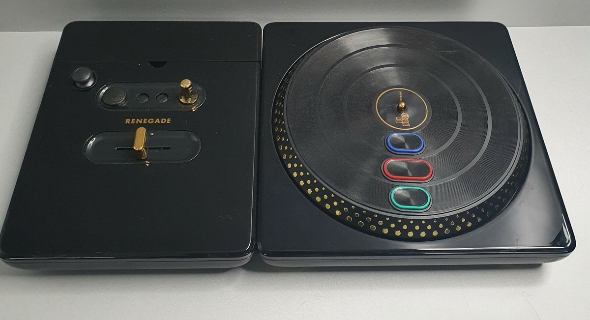 Nintendo Wii DJ Hero Renegade Edition Wireless Turntable