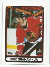 DIRK GRAHAM 1990-91 TOPPS CARD MINT CONDITION
