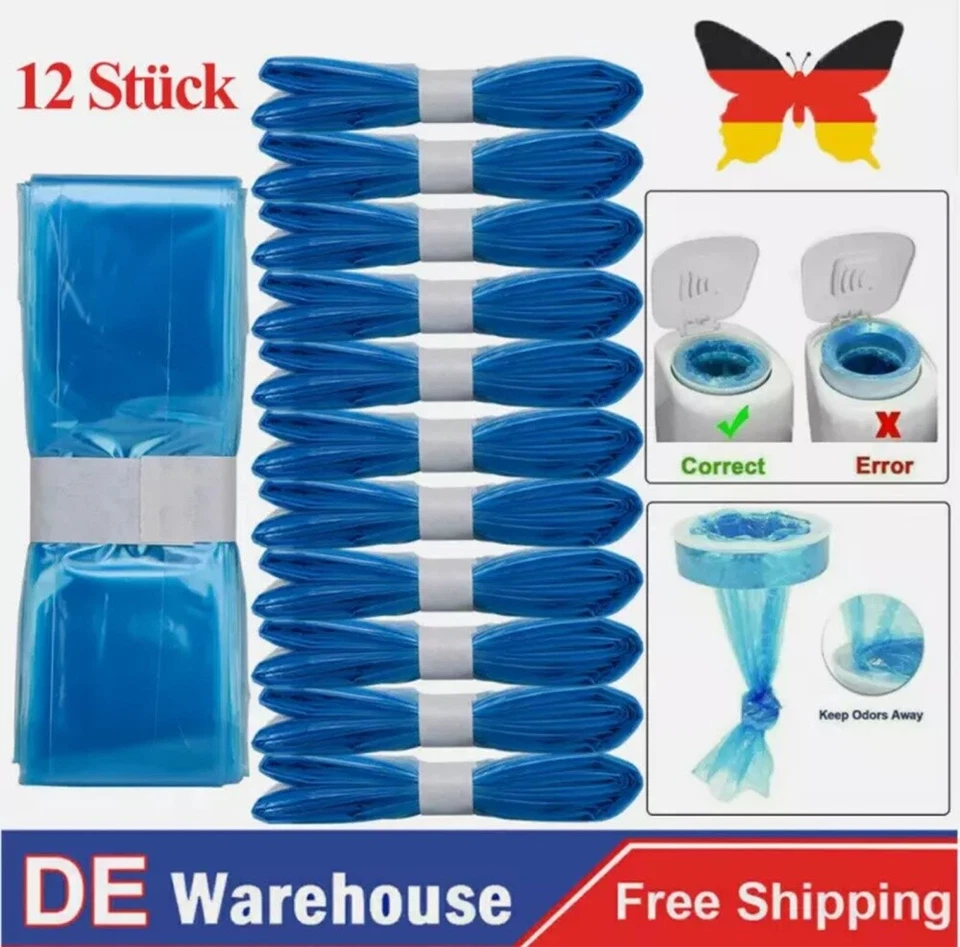 12 STK Nachfüllbeutel kompatibel mit Tommee Tippee Nachfüllkassetten