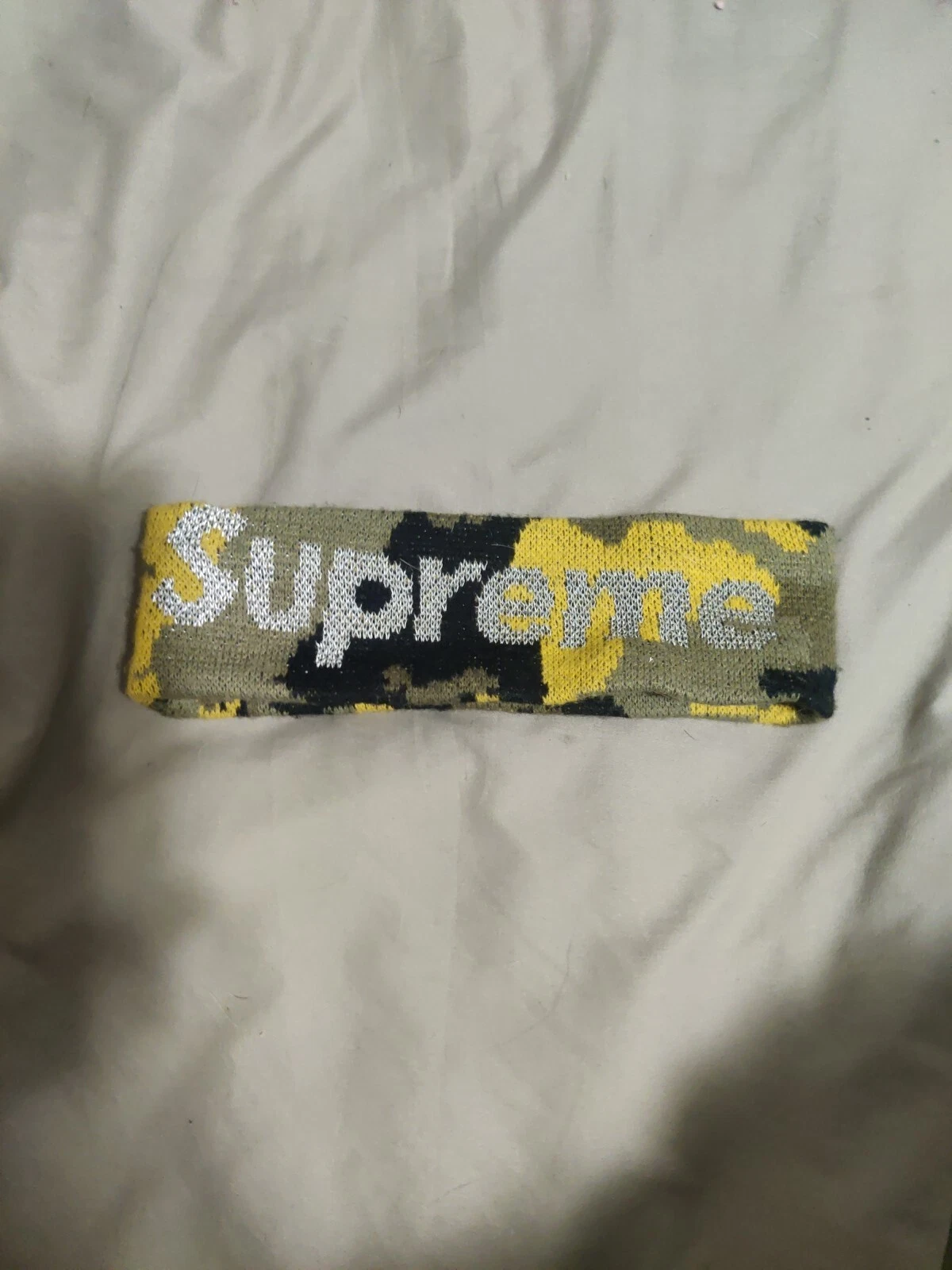 Bandeau réfléchissant suprême New Era   Camouflage jaune   FW17