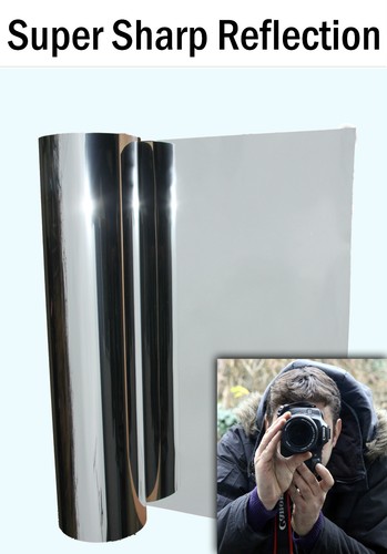 99% Reflective Flexible Bendy Mirror Sheeting - 61cm x 100cm (or longer)