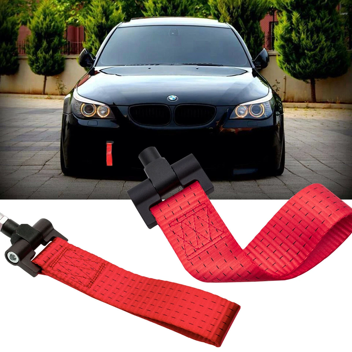 1 Piece Red Racing Tow Strap Hook For BMW E82 E90 1/3/5/6/X5/X6 Z3 Z4 Series